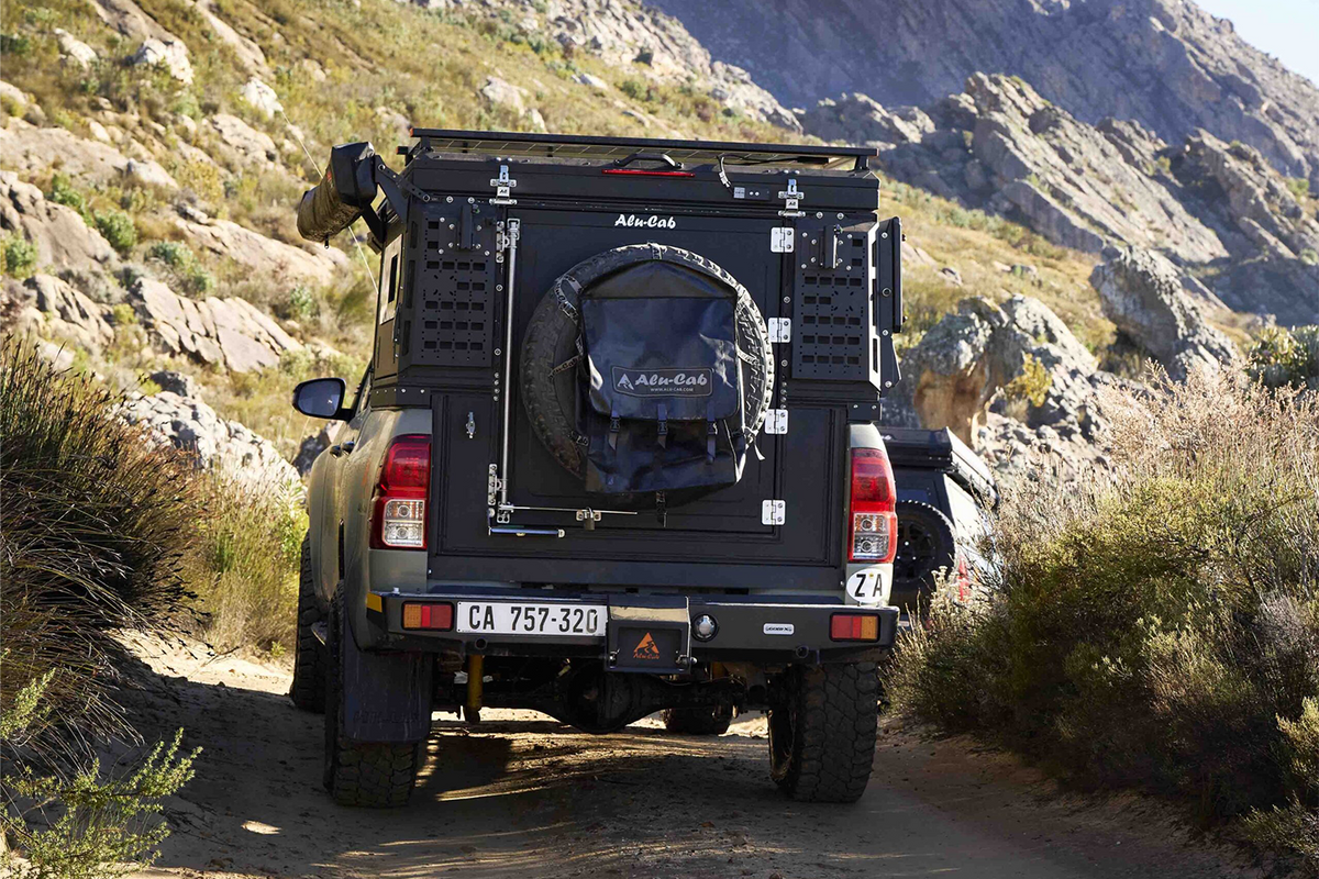 alu-cab Camper Spare Wheel Mount