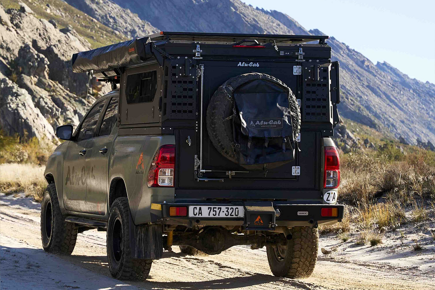 alu-cab Camper Spare Wheel Mount