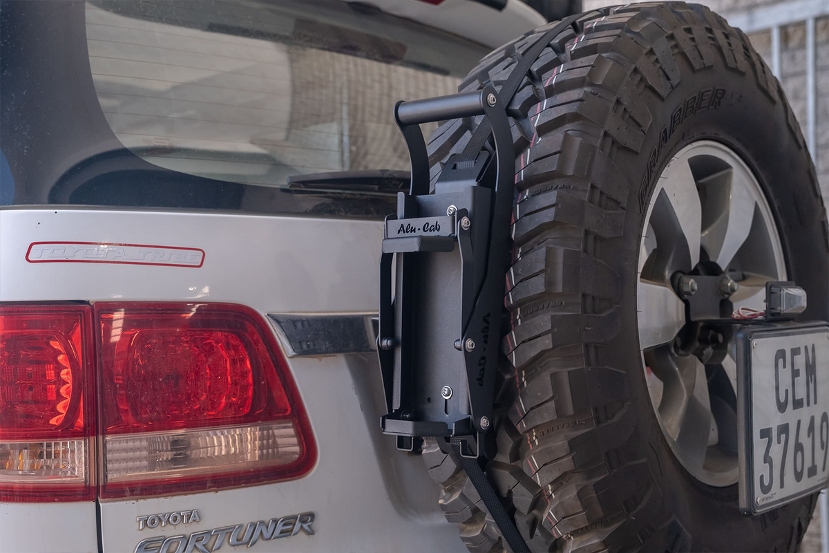 alu-cab Spare Wheel Mount to suit Can Crusher