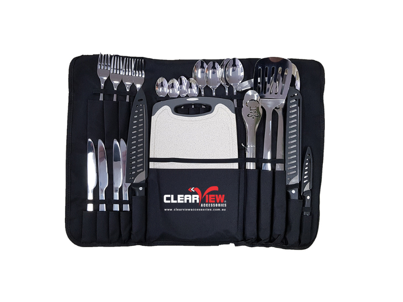Clearview 24-Piece Camping Cutlery Set