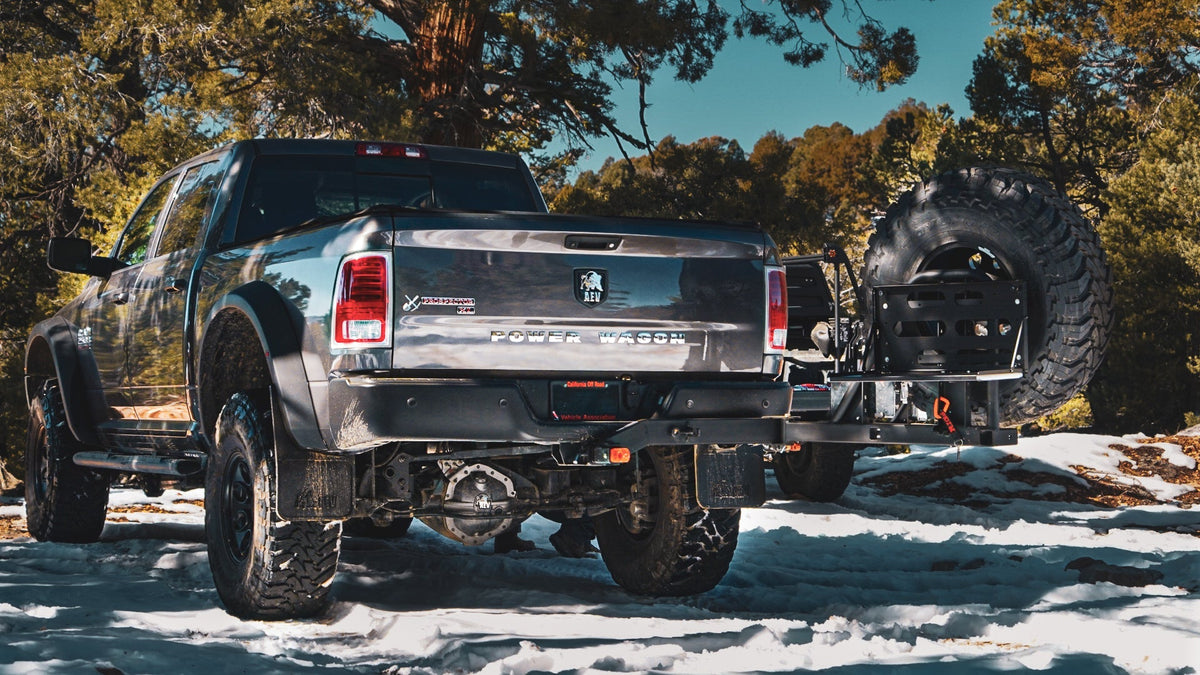 RIGD SUPPLY UltraSwing® Mega-Fit Spare Tire Hitch Mount 2.5"