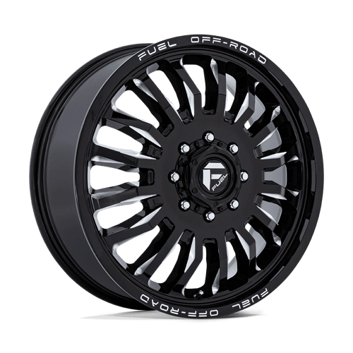 Fuel Off-Road D868 ARC DUALLY | GLOSS BLACK MILLED