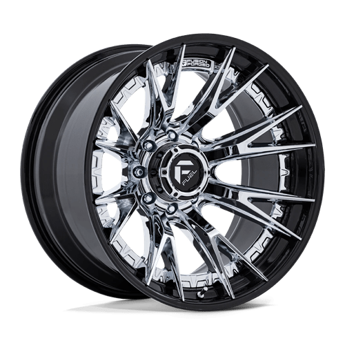 Fuel Off-Road FC402 CATALYST | CHROME W/ GLOSS BLACK LIP