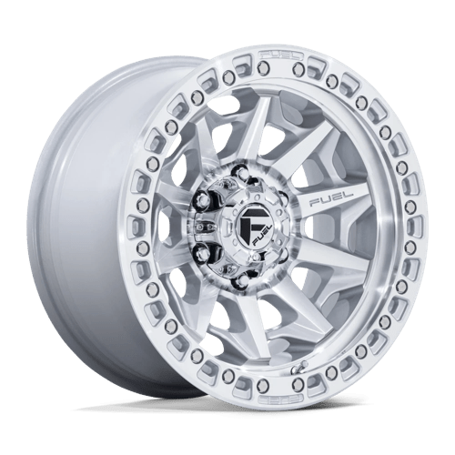 Fuel Off-Road D883 COVERT SILVER W/ MACHINED FACE wheel