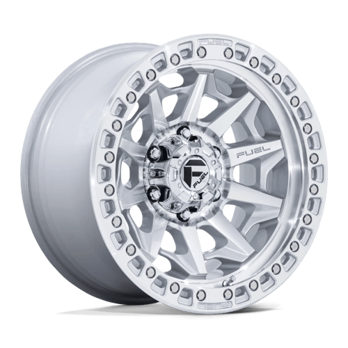 Fuel Off-Road D883 COVERT | SILVER W/ MACHINED FACE wheel