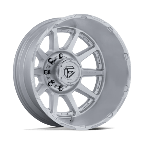 Fuel Off-Road D912 CIRCUIT DUALLY GLOSS SILVER W/ MACHINED FACE wheel