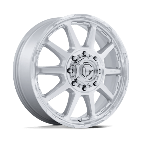 Fuel Off-Road D912 CIRCUIT DUALLY GLOSS SILVER W/ MACHINED FACE wheel