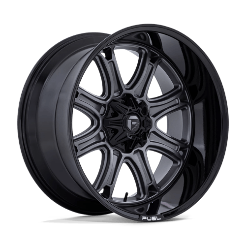 Fuel Off-Road DARKSTAR MATTE GUNMETAL W/ BLACK LIP wheel