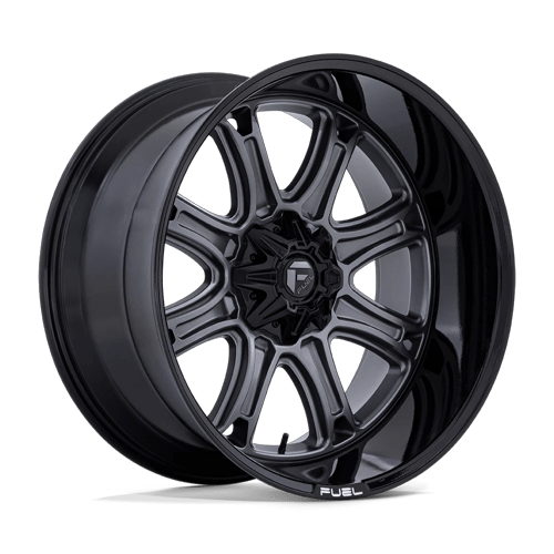 Fuel Off-Road DARKSTAR | MATTE GUNMETAL W/ BLACK LIP wheel