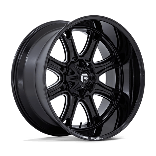 Fuel Off-Road DARKSTAR | GLOSS BLACK MILLED wheel
