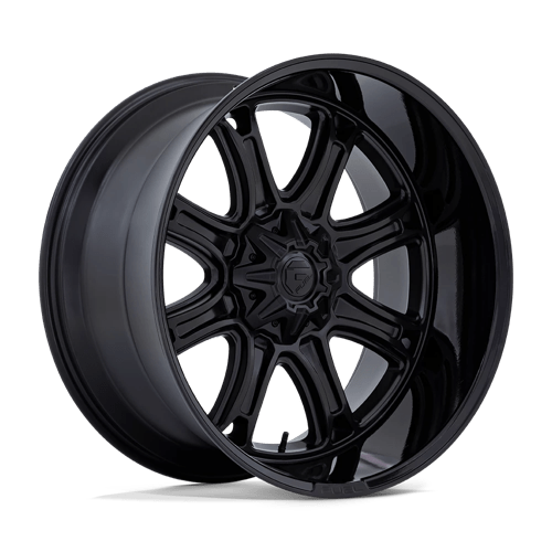 Fuel Off-Road DARKSTAR | MATTE BLACK W/ GLOSS BLACK LIP wheel