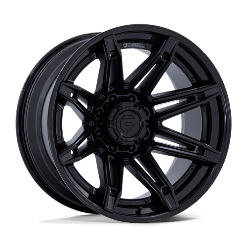 Fuel Off-Road FC401 BRAWL | MATTE BLACK W/ GLOSS BLACK LIP wheel
