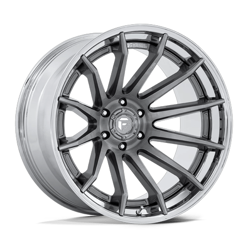 Fuel Off-Road FC403 BURN PLATINUM W/ CHROME LIP wheel