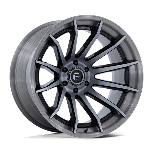 Fuel Off-Road FC403 BURN | GLOSS BLACK W/ BRUSHED GRAY TINT FACE & LIP wheel
