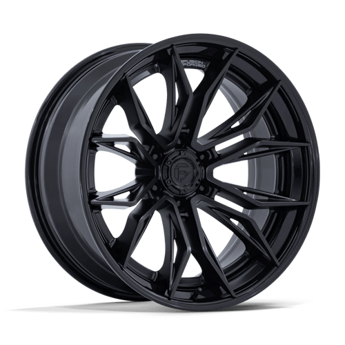 Fuel Off-Road FC404 MUTINY MATTE BLACK W/ GLOSS BLACK LIP wheel