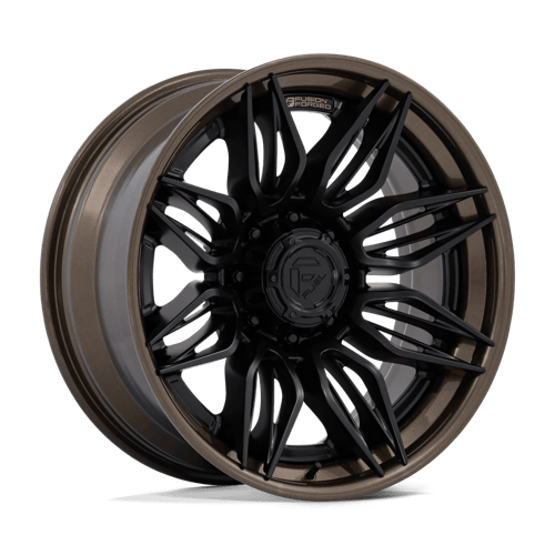 Fuel Off-Road FC404 MUTINY MATTE BLACK W/ GLOSS BRONZE LIP wheel