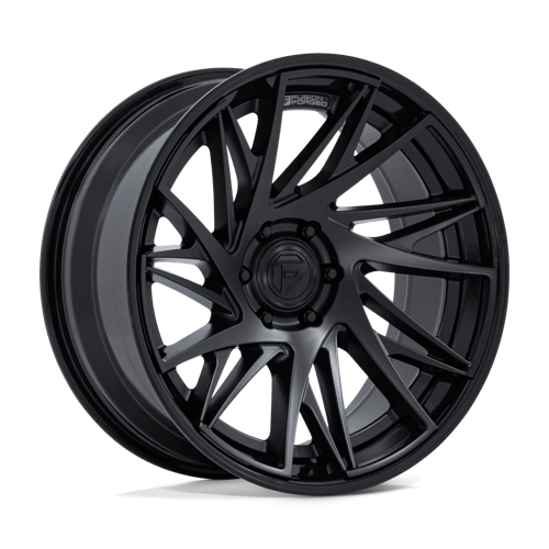 Fuel Off-Road FC405 DYNAMO | MATTE BLACK W/ GLOSS BLACK LIP wheel