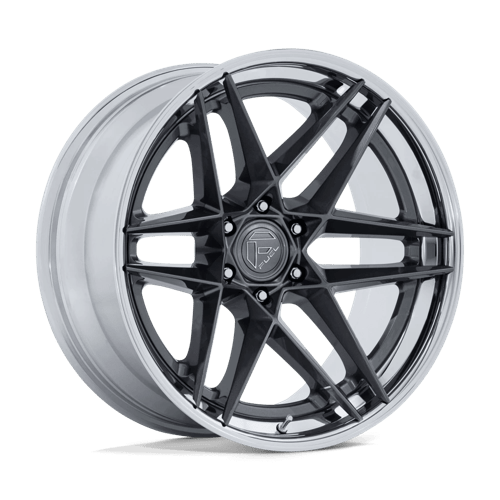 Fuel Off-Road FC408 FLIGHT | GLOSS GUNMETAL W/ CHROME LIP wheel