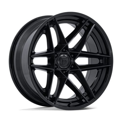 Fuel Off-Road FC408 FLIGHT MATTE BLACK W/ GLOSS BLACK LIP wheel