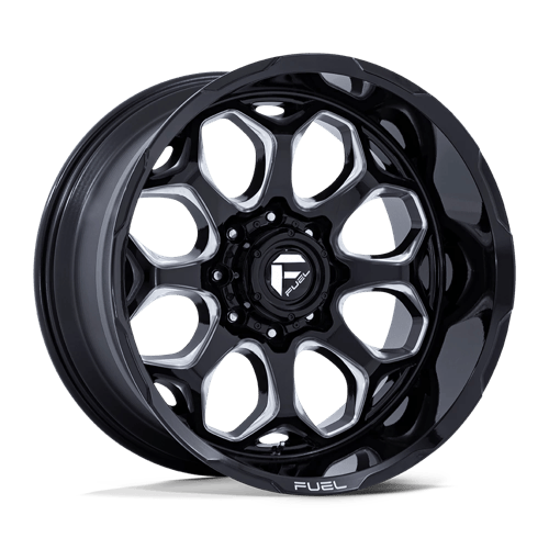 Fuel Off-Road FC862 SCEPTER | GLOSS BLACK MILLED wheel