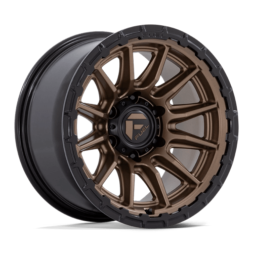 Fuel Off-Road FC866 PISTON | MATTE BRONZE W/ GLOSS BLACK LIP wheel
