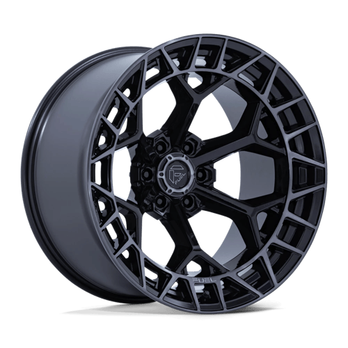 Fuel Off-Road FC873 CHARGER GLOSS BLACK W/ BRUSHED DARK TINT wheel