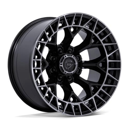 Fuel Off-Road FC873 CHARGER GLOSS BLACK W/ BRUSHED DARK TINT wheel