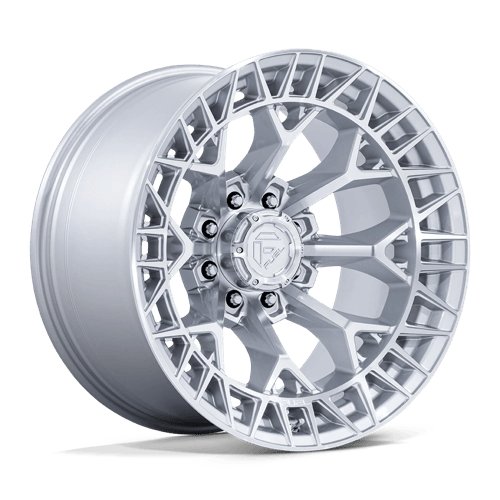 Fuel Off-Road FC873 CHARGER GLOSS SILVER W/ MACHINED FACE wheel