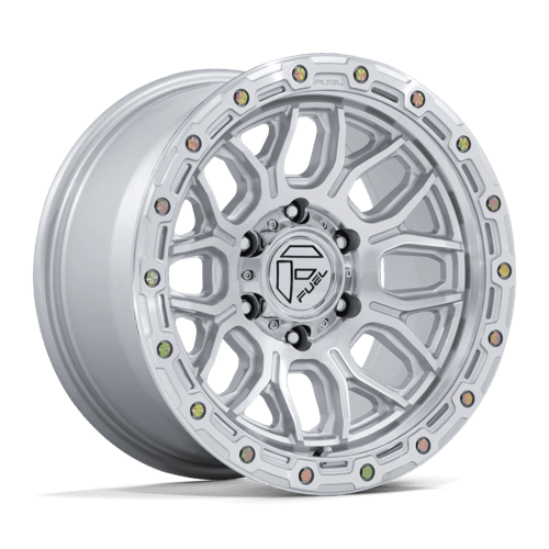 Fuel Off-Road FC881 SURGE | GLOSS SILVER W/ MACHINED FACE wheel