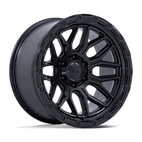 Fuel Off-Road FC881 SURGE | MATTE BLACK W/ GLOSS BLACK LIP wheel