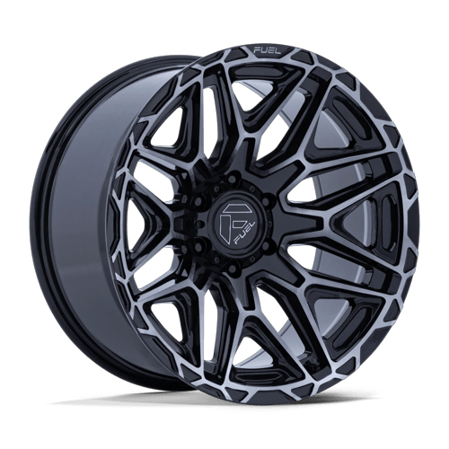 Fuel Off-Road FC885 INJECTOR | GLOSS BLACK W/ MACHINED DARK TINT FACE wheel