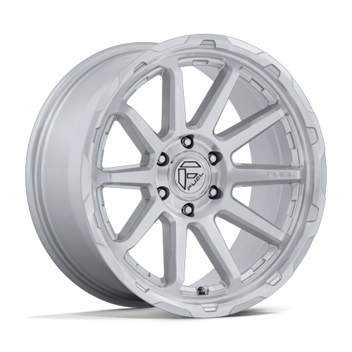 Fuel Off-Road FC887 CIRCUIT GLOSS SILVER W/ MACHINED FACE wheel
