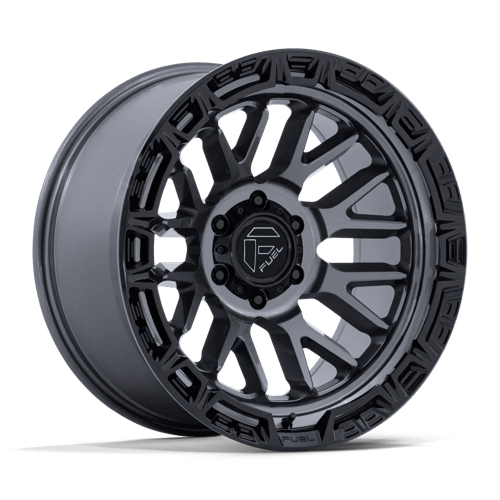 Fuel Off-Road FC890 RAIL | GLOSS GUNMETAL W/ GLOSS BLACK LIP wheel