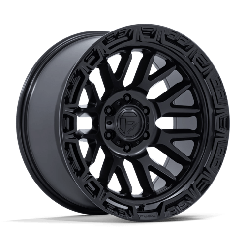 Fuel Off-Road FC890 RAIL | MATTE BLACK W/ GLOSS BLACK LIP wheel