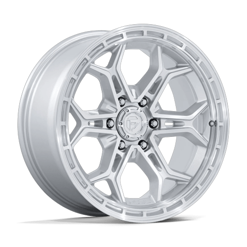 Fuel Off-Road FC896 HEATHEN | GLOSS SILVER W/ MACHINED FACE wheel