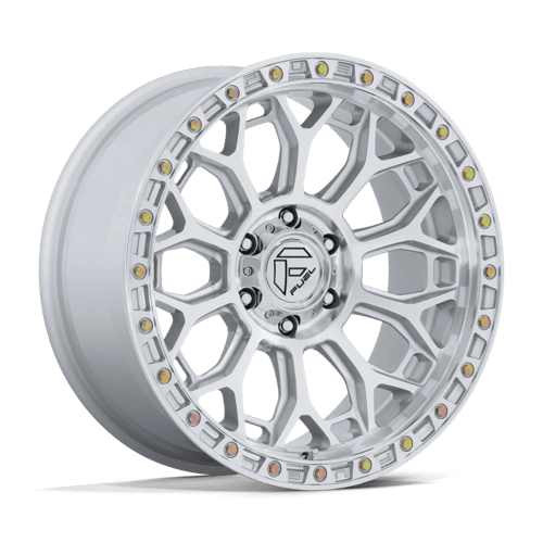 Fuel Off-Road FC901 TALON | GLOSS SILVER W/ MACHINED FACE wheel