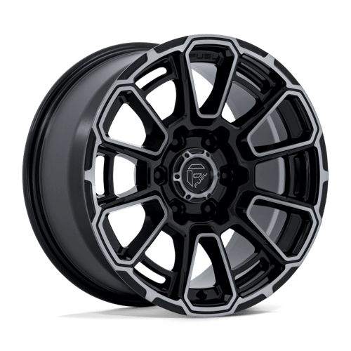 Fuel Off-Road FC910 FOXHOUND GLOSS BLACK DARK TINTED CLEAR wheel