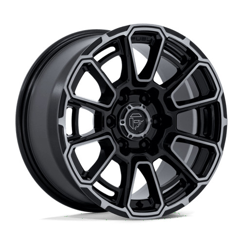 Fuel Off-Road FC910 FOXHOUND GLOSS BLACK DARK TINTED CLEAR wheel