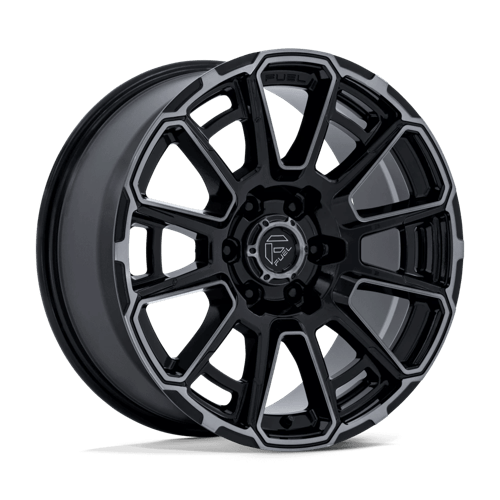 Fuel Off-Road FC910 FOXHOUND GLOSS BLACK DARK TINTED CLEAR wheel