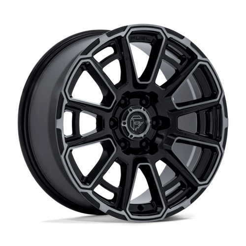 Fuel Off-Road FC910 FOXHOUND GLOSS BLACK DARK TINTED CLEAR wheel