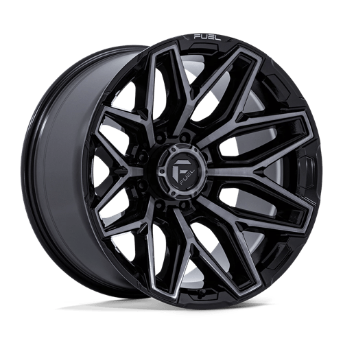 Fuel Off-Road FLUX | GLOSS BLACK BRUSHED FACE W/ GRAY TINT