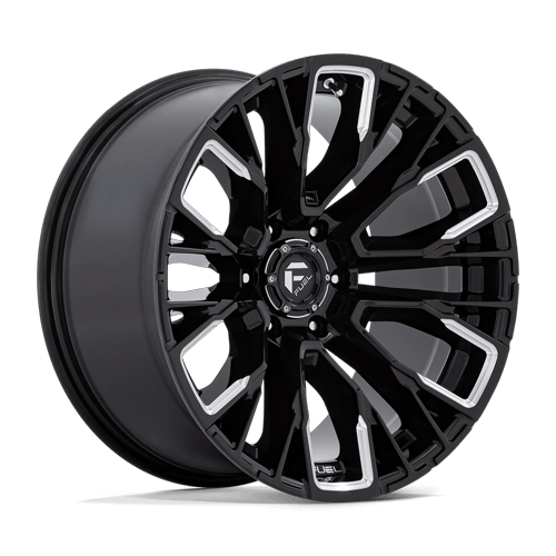 Fuel Off-Road D849 REBAR GLOSS BLACK MILLED wheel