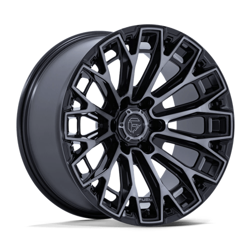 Fuel Off-Road FC882 TRAX GLOSS BLACK W/ MACHINED DARK TINT FACE wheel