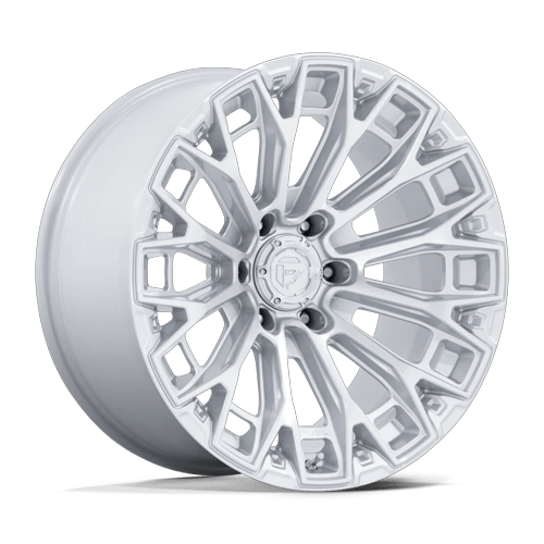 Fuel Off-Road FC882 TRAX | GLOSS SILVER W/ MACHINED FACE wheel
