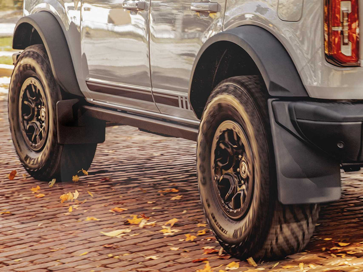 Weathertech No Drill Mud Flaps Splash Guard - Front & Rear Set | RAM 1500 DS without flares