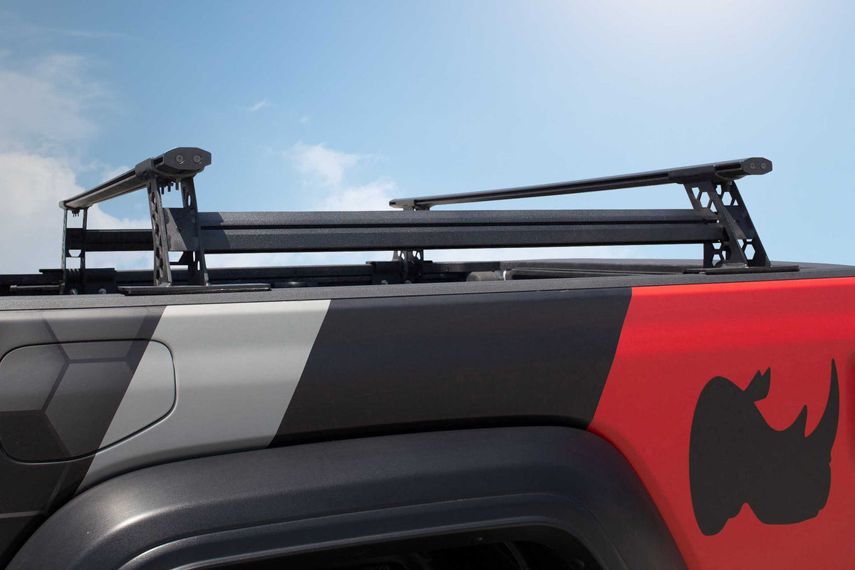 Go Rhino XRS Cross Bars - Truck Bed Rail Kit for Full/Mid Sized Trucks without Tonneau Covers