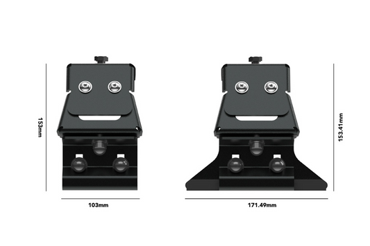 alu-cab Gutter Mount Feet