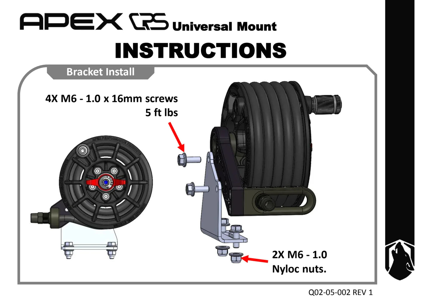 Compact Reel System Bracket - Universal Mount