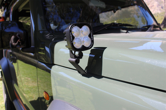 alu-cab Jimny Bonnet Light Brackets
