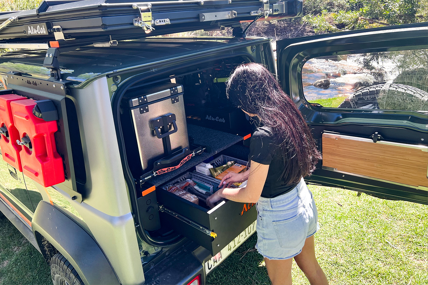 alu-cab Jimny Drawer System